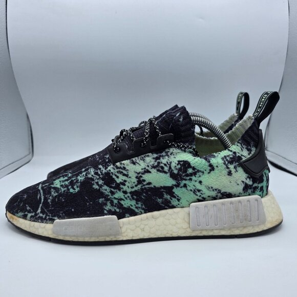adidas NMD_R1 Primeknit 2018 Mint Marble Mens Size 9 Athletic Shoes Walking Run - Picture 13 of 13
